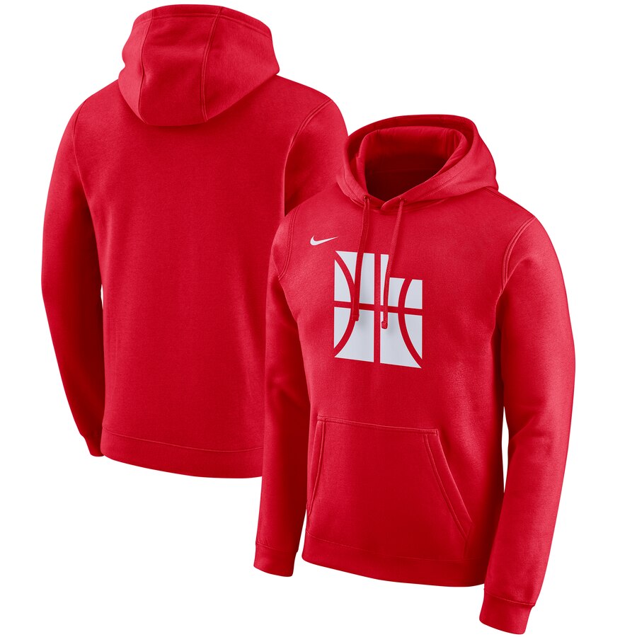 NBA Utah Jazz Nike 201920 City Edition Club Pullover Hoodie Red->new york knicks->NBA Jersey
